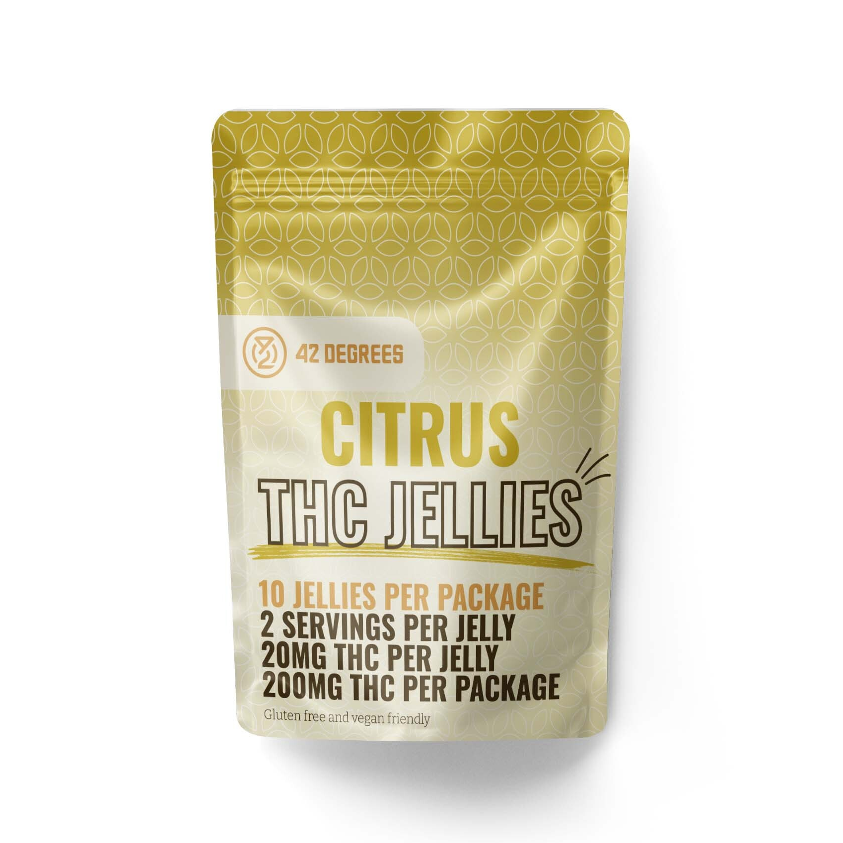 Photograph of product: 42 DEGREES | CITRUS JELLIES | 200MG