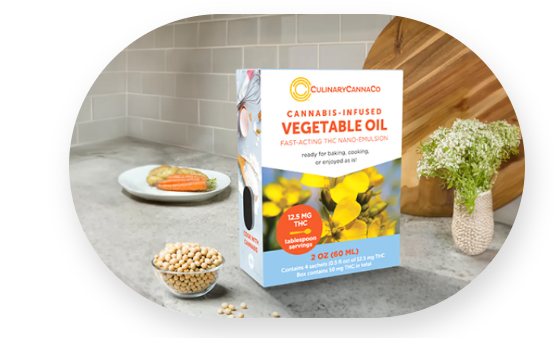 Photograph of product: CULINARY CANNA CO INFUSED VEG OIL 4PK 50MG