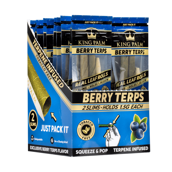 Photograph of product: King Palm - SLIM Berry Terps - 2 pack