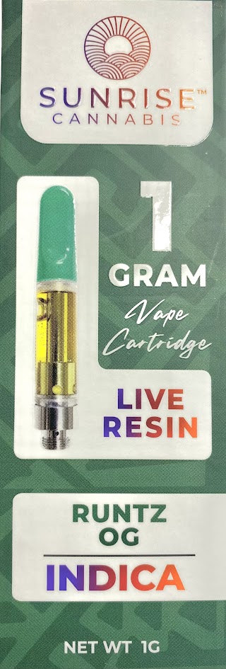 Photograph of product: Runtz OG - Live Resin - Standard 510 Thread