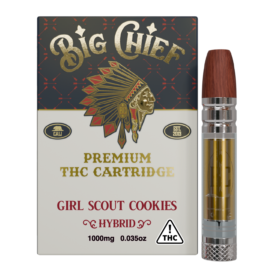 Photograph of product: Big Chief Girl Scout Cookies (H) Vape Cartridge 0.8g