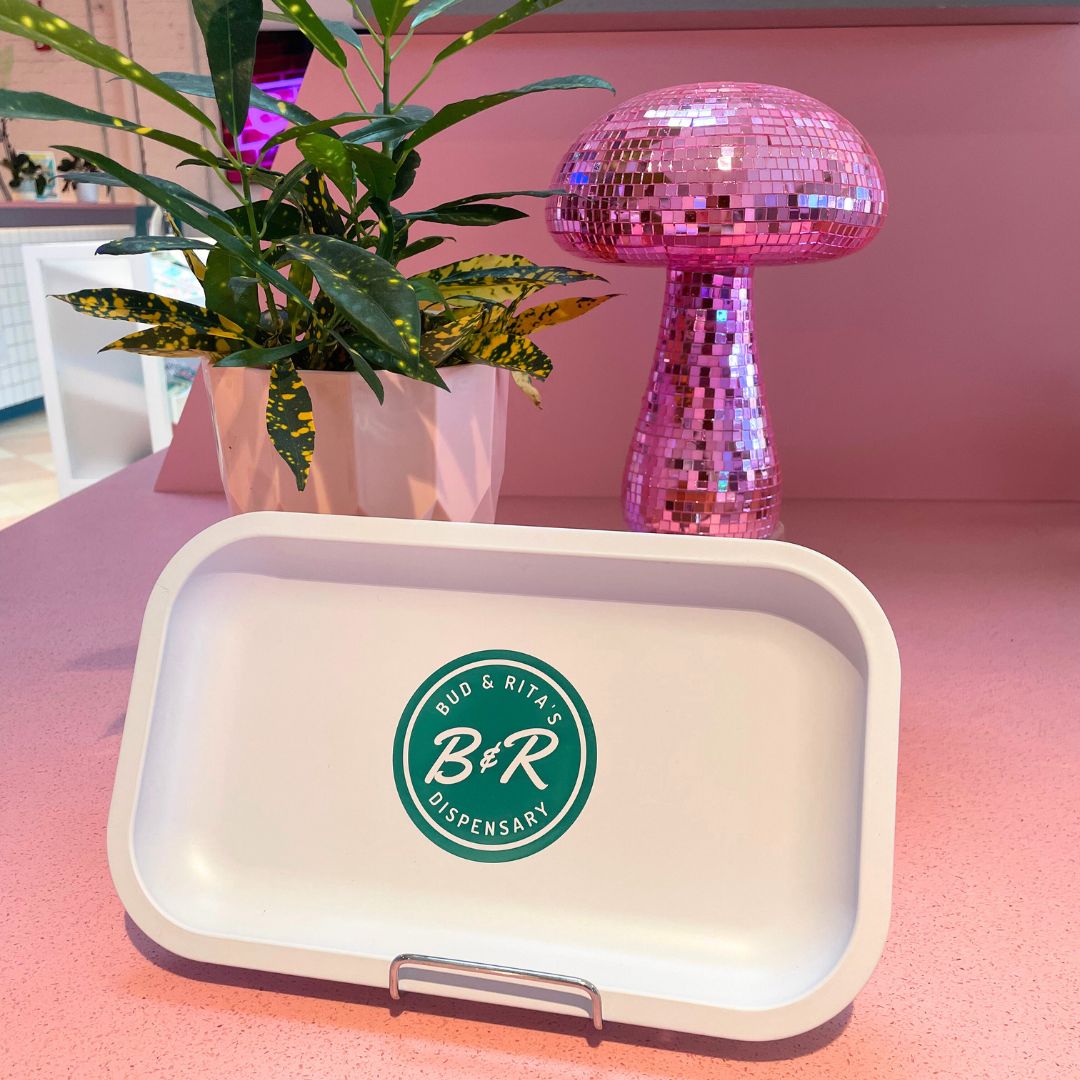 Photograph of product: Bud & Rita's Rolling Tray Teal