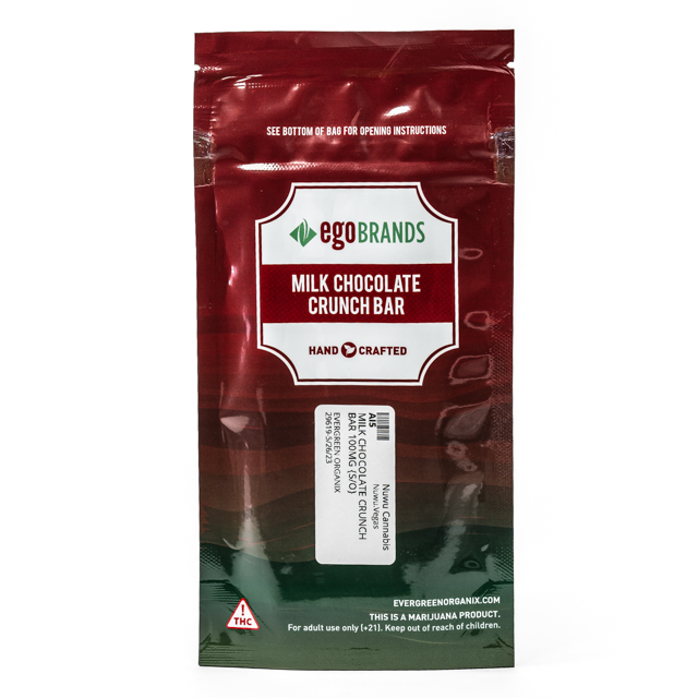 Photograph of product: Milk Chocolate Crunch Bar 100mg {R1 8}