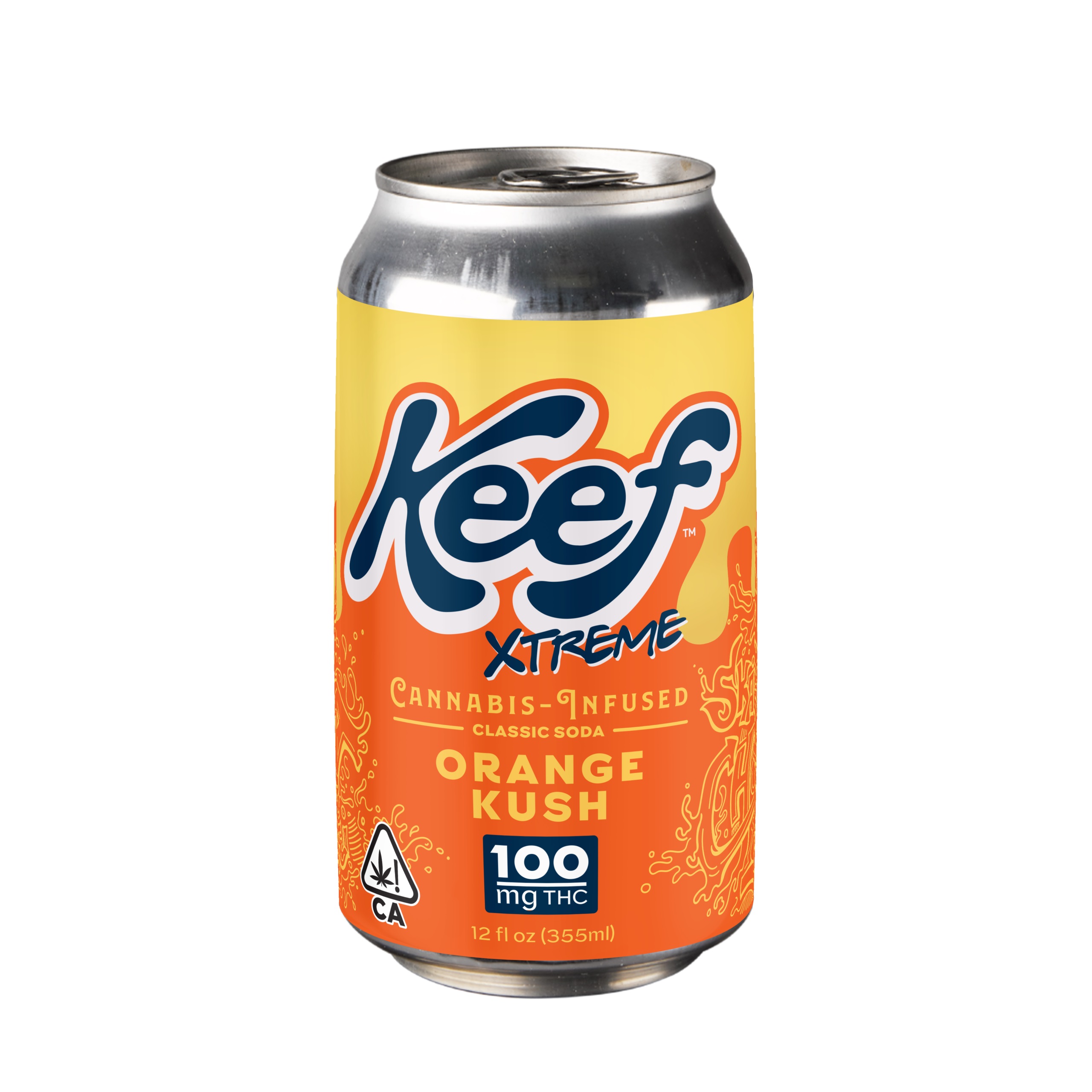 Photograph of product: 100mg - Liquid Edible - Xtreme Orange Kush [H]