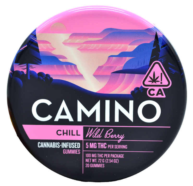 Photograph of product: Wild Berry Chill  Gummies | 72G 20PK