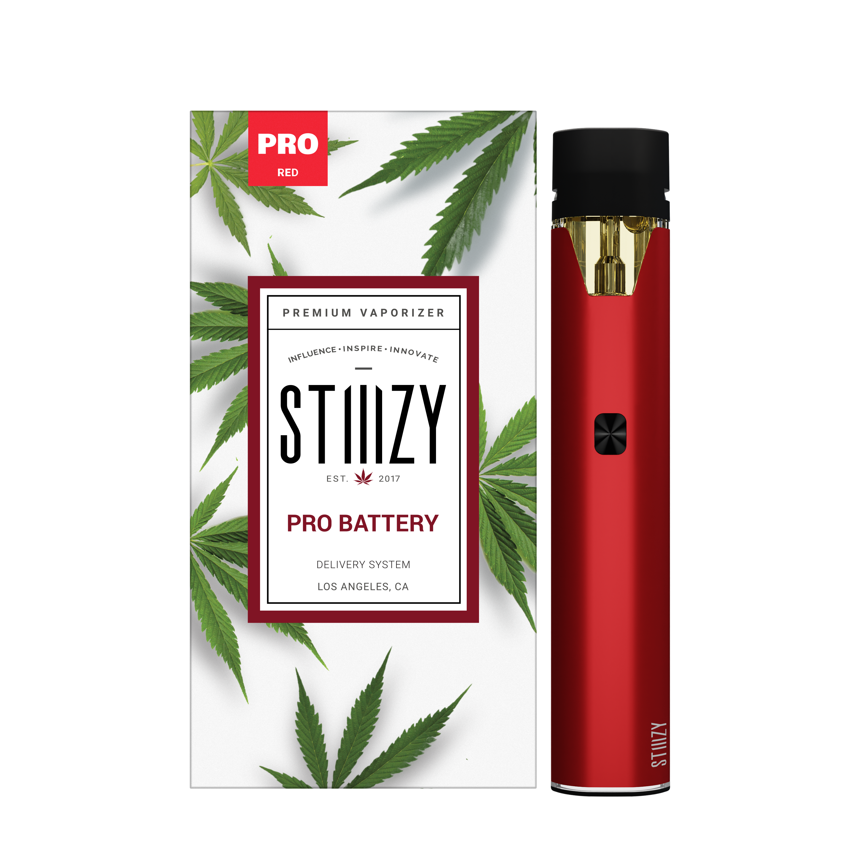 Photograph of product: Stiiizy Battery Pro Kit Red