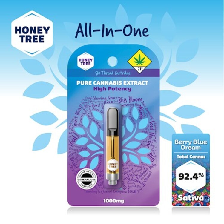 Photograph of product: Berry Blue Dream Flavored Cartridge | 1g