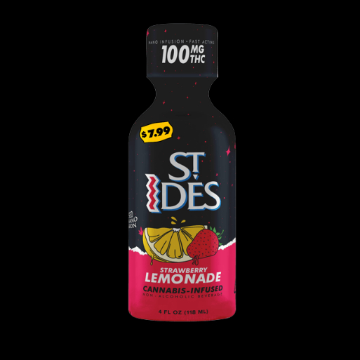 Photograph of product: STRAWBERRY LEMONADE SHOT (4OZ / 100MG)