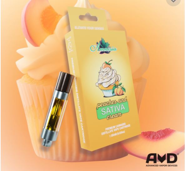 Photograph of product: Peaches & Cream | 1G Cart