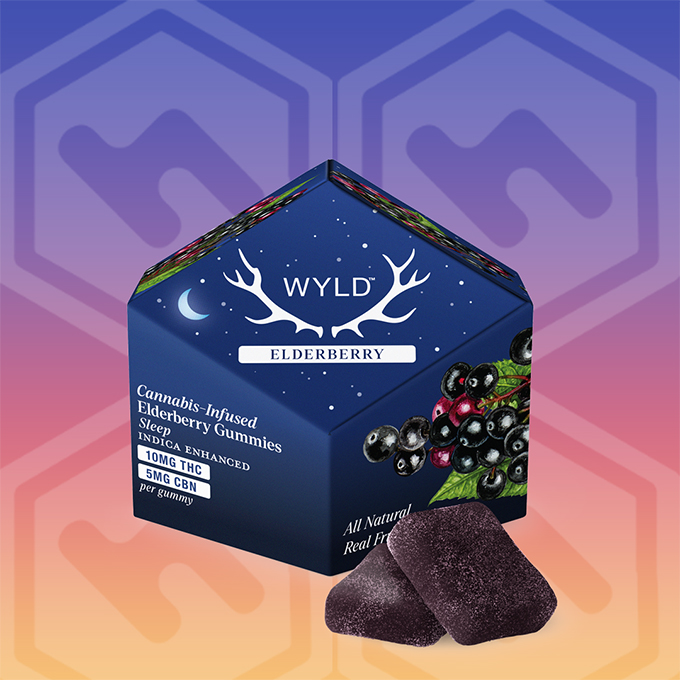 Photograph of product: Elderberry 2:1 - 100mg TH-oui/50mg CBN 10 Pack
