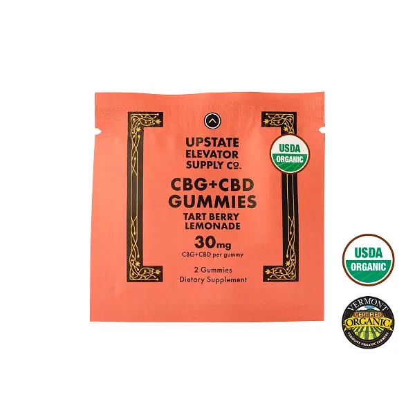 Photograph of product: Sample: Tart Berry CBG+CBD Gummies 2ct, 30mg