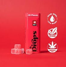 Photograph of product: Drops - Cherry Live Rosin Jellies (Dreamy) - 100mg - 