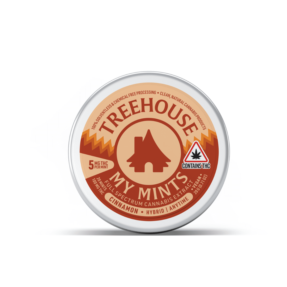 Photograph of product: Treehouse Oui'd - Cinnamon Mints - Hybrid - 100mg