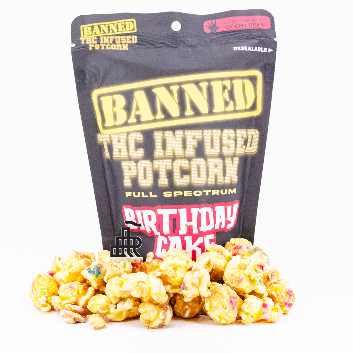 Photograph of product: Birthday Cake Potcorn | Full Spectrum
