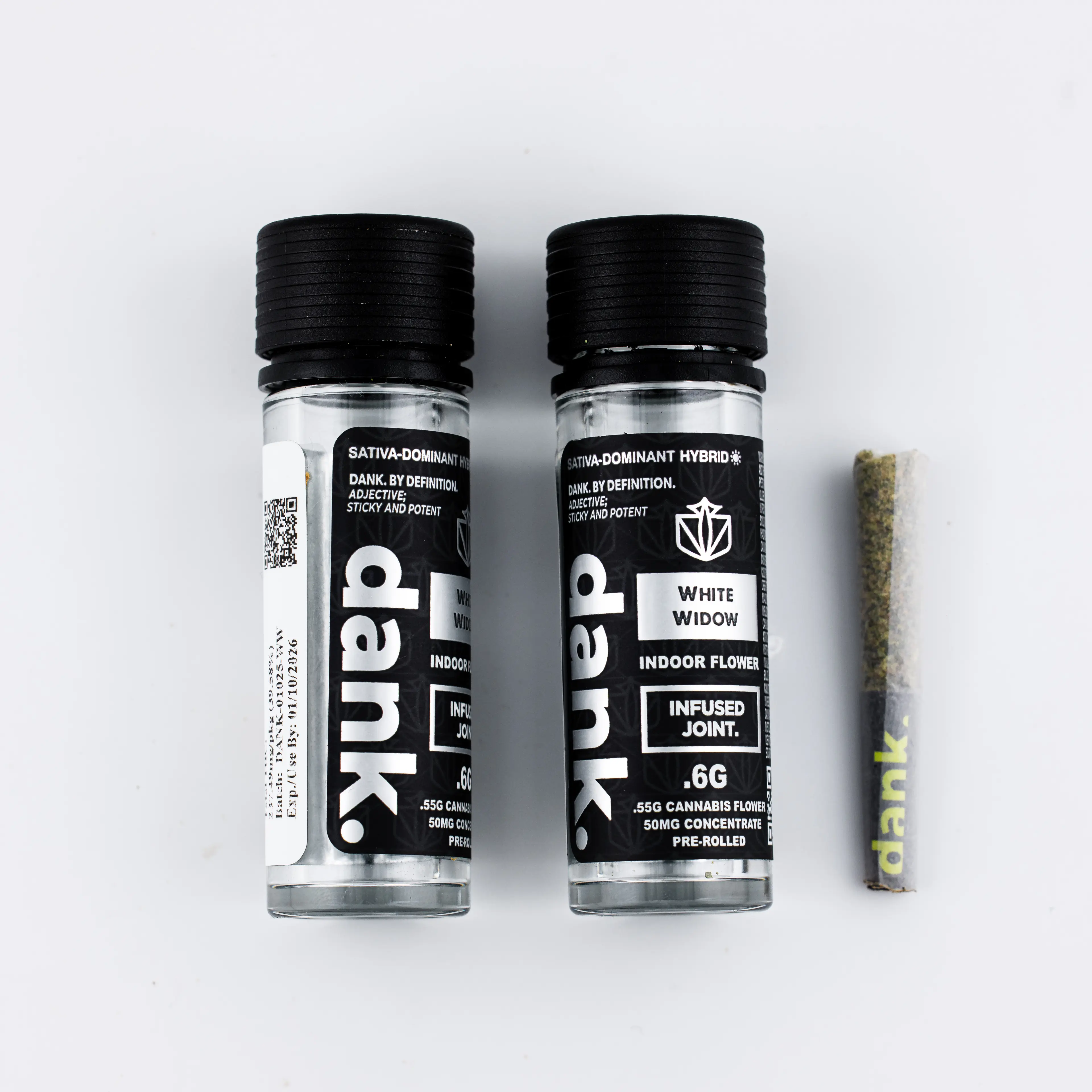 Photograph of product: Dank - White Widow - 0.6g Pre roll
