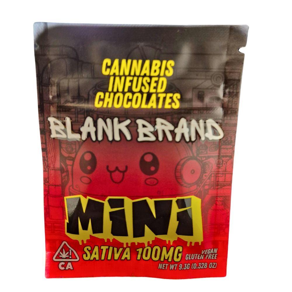 Photograph of product: Blank Chocolate Minis 100mg - Oui'd