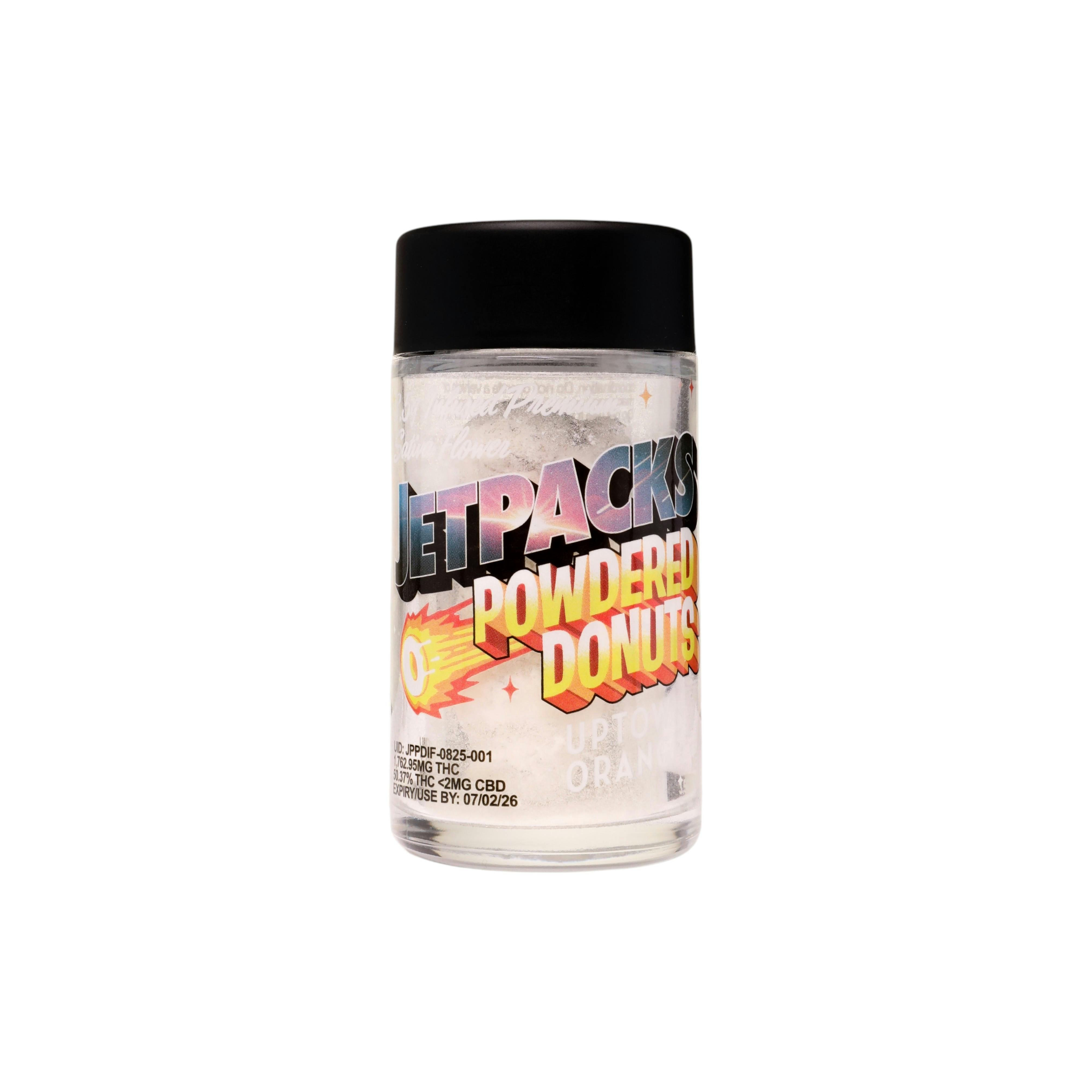 Photograph of product: Jetpacks | Uptown Orange | Powdered Donuts Infused Flower - 3.5g