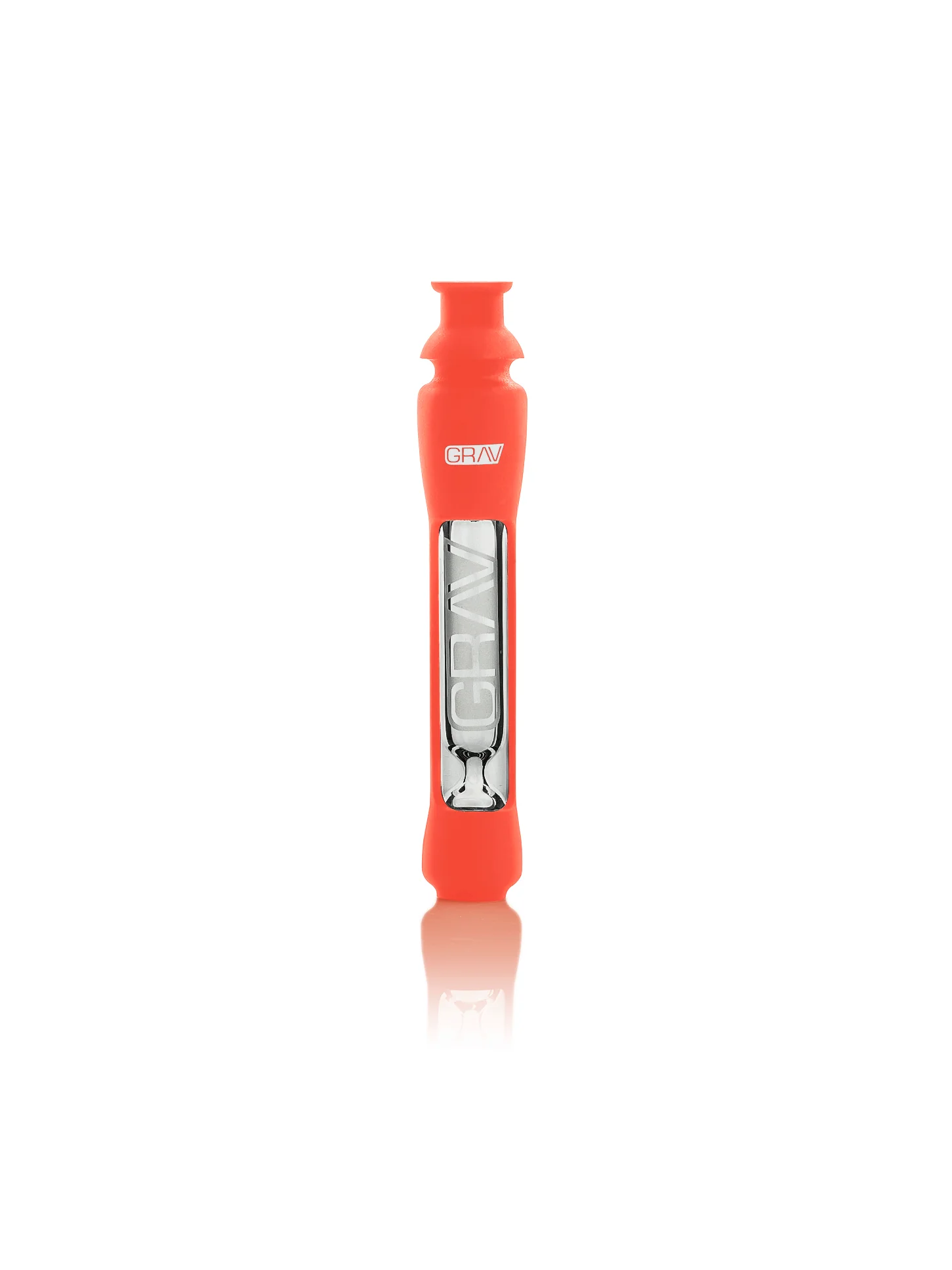 Photograph of product: Grav | Silicone Octo-taster | Scarlet Orange