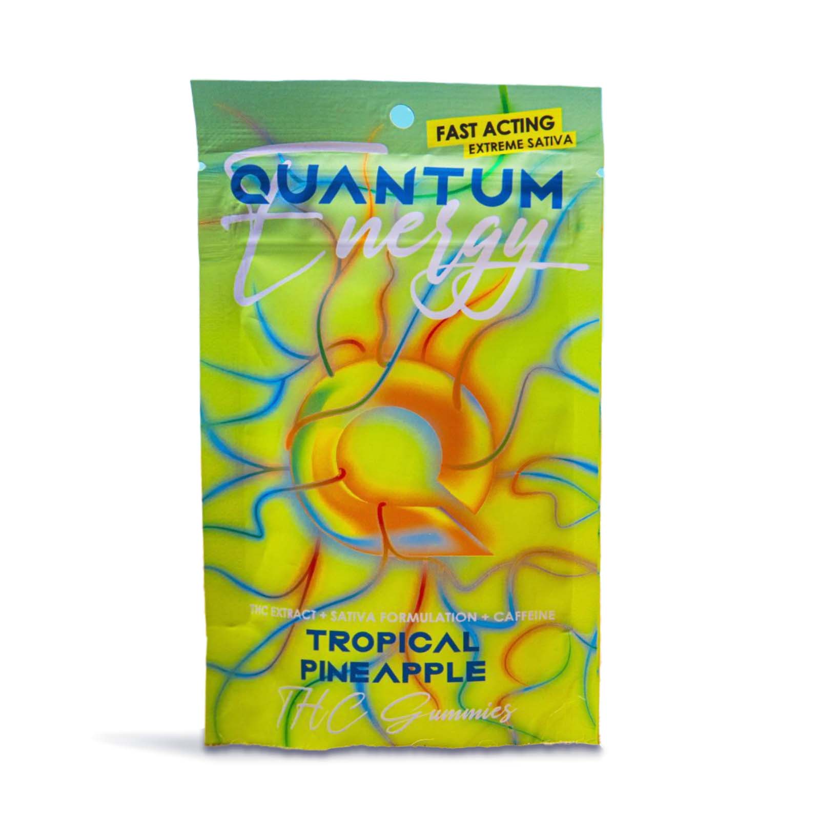 Photograph of product: Quantum Energy Tropical Pineapple Gummies