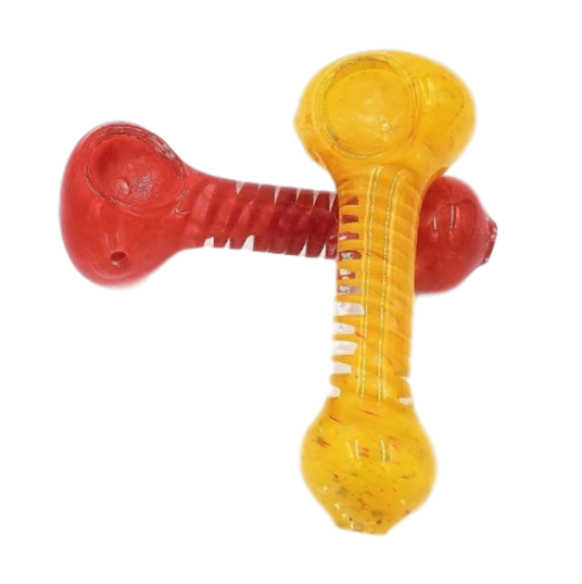 Photograph of product: 4.5" Swirl Glass Pipe - Assorted Colors