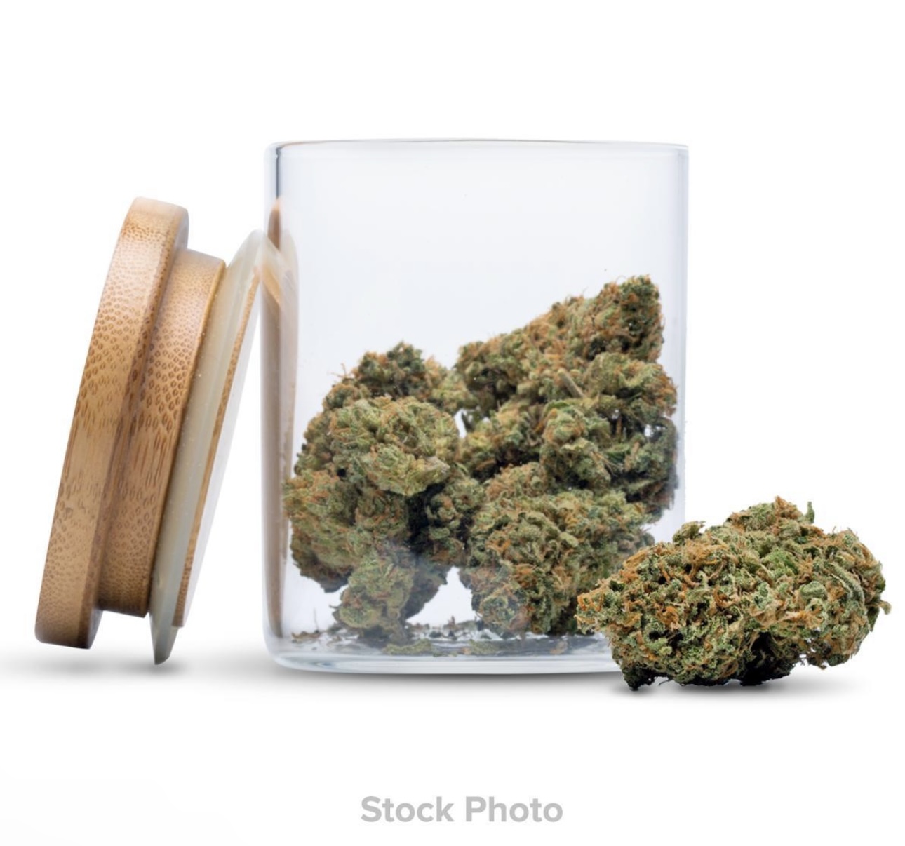 Photograph of product: (A) Numb: Rainbow Belts Snowcaps Bud (H) - 28g