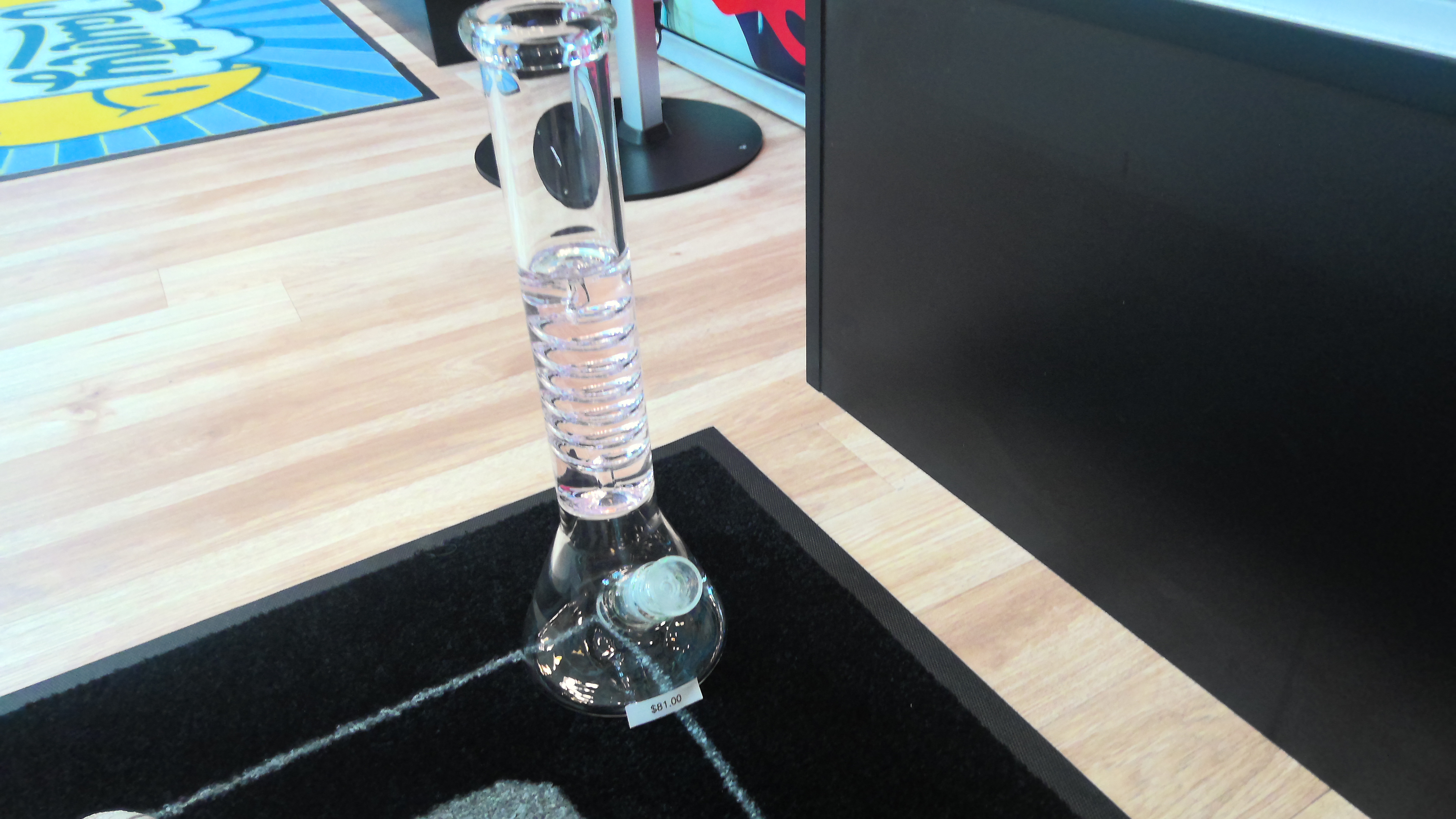 Photograph of product: Pink Coil Beaker 14 BONG