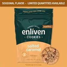 Photograph of product: Enliven Salted Caramel Cookie 100mg