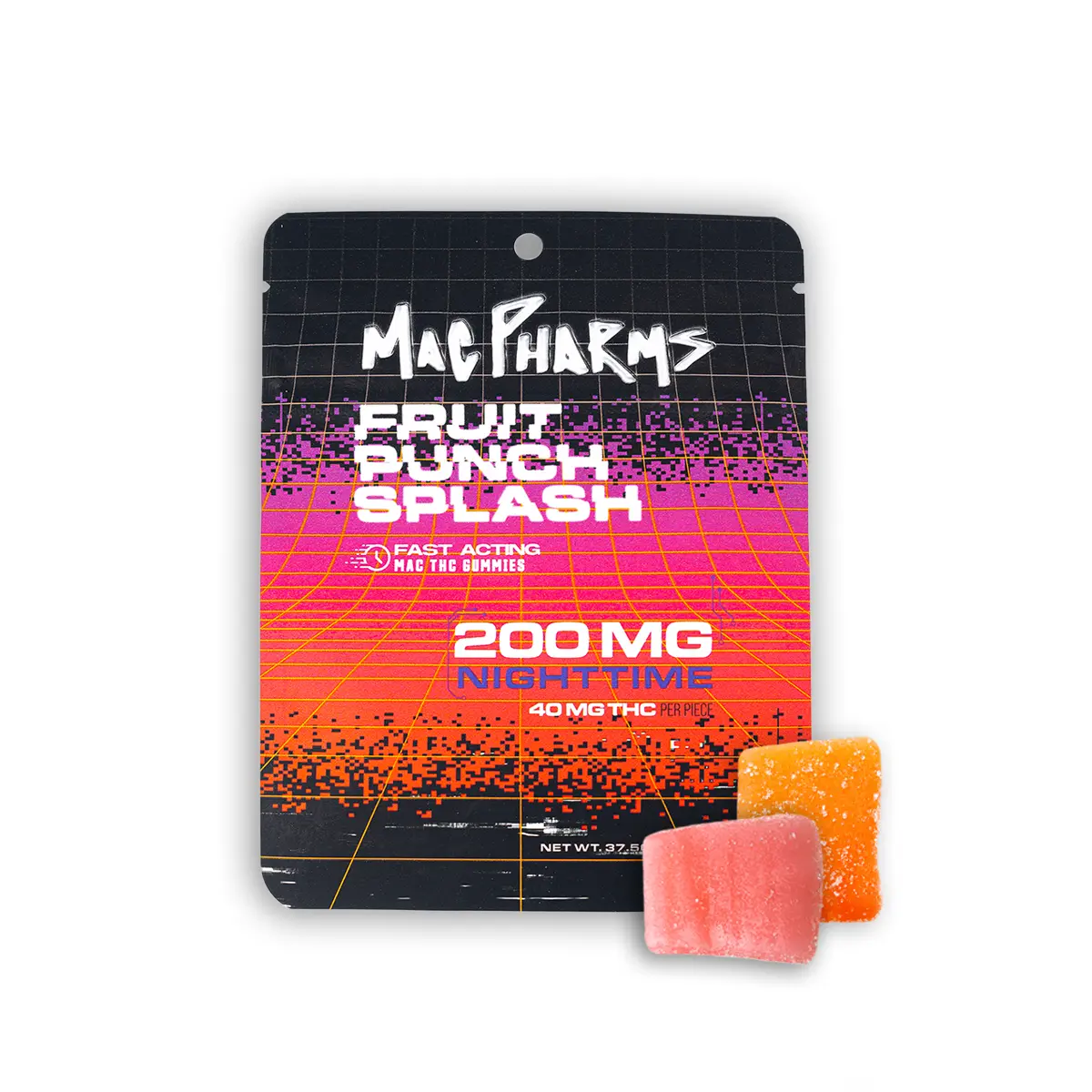 Photograph of product: Fruit Punch Splash Gummies