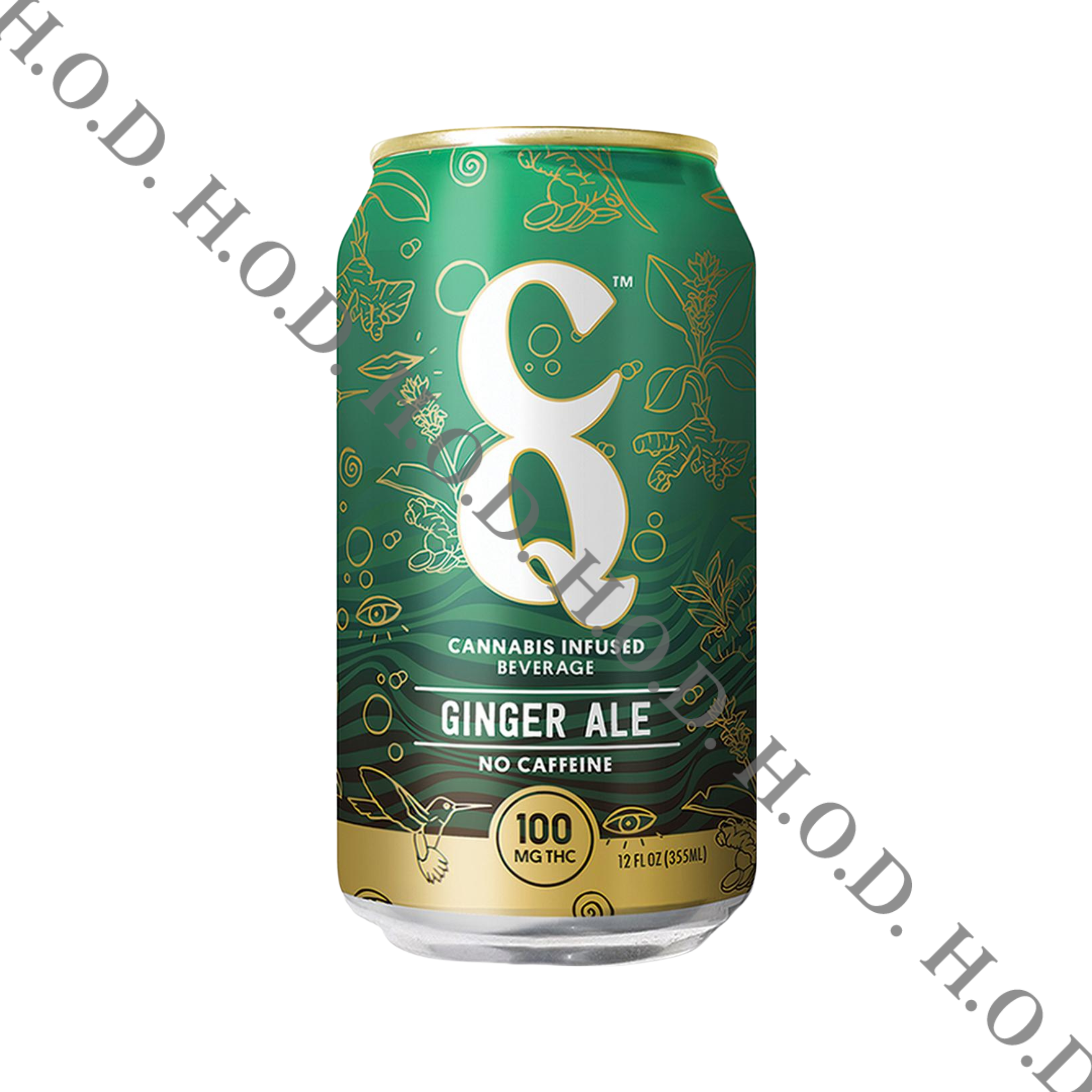 Photograph of product: CQ Ginger Ale Soda 100mg
