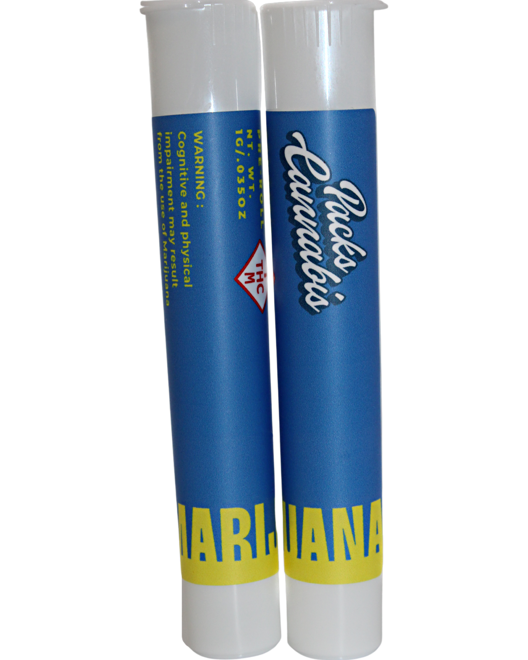 Photograph of product: California Raisins 2pack .5g Pre-Rolls - Oui'd Hybrid - Packs