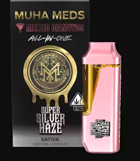 Photograph of product: MuhaMeds - Melted Diamonds Dispo - Super Silver Haze