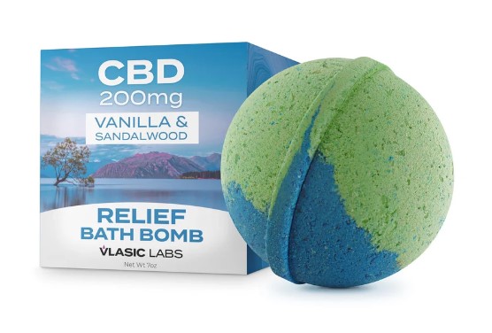 Photograph of product: Vlasic Labs | Relief CBD Bath Bombs | 200mg