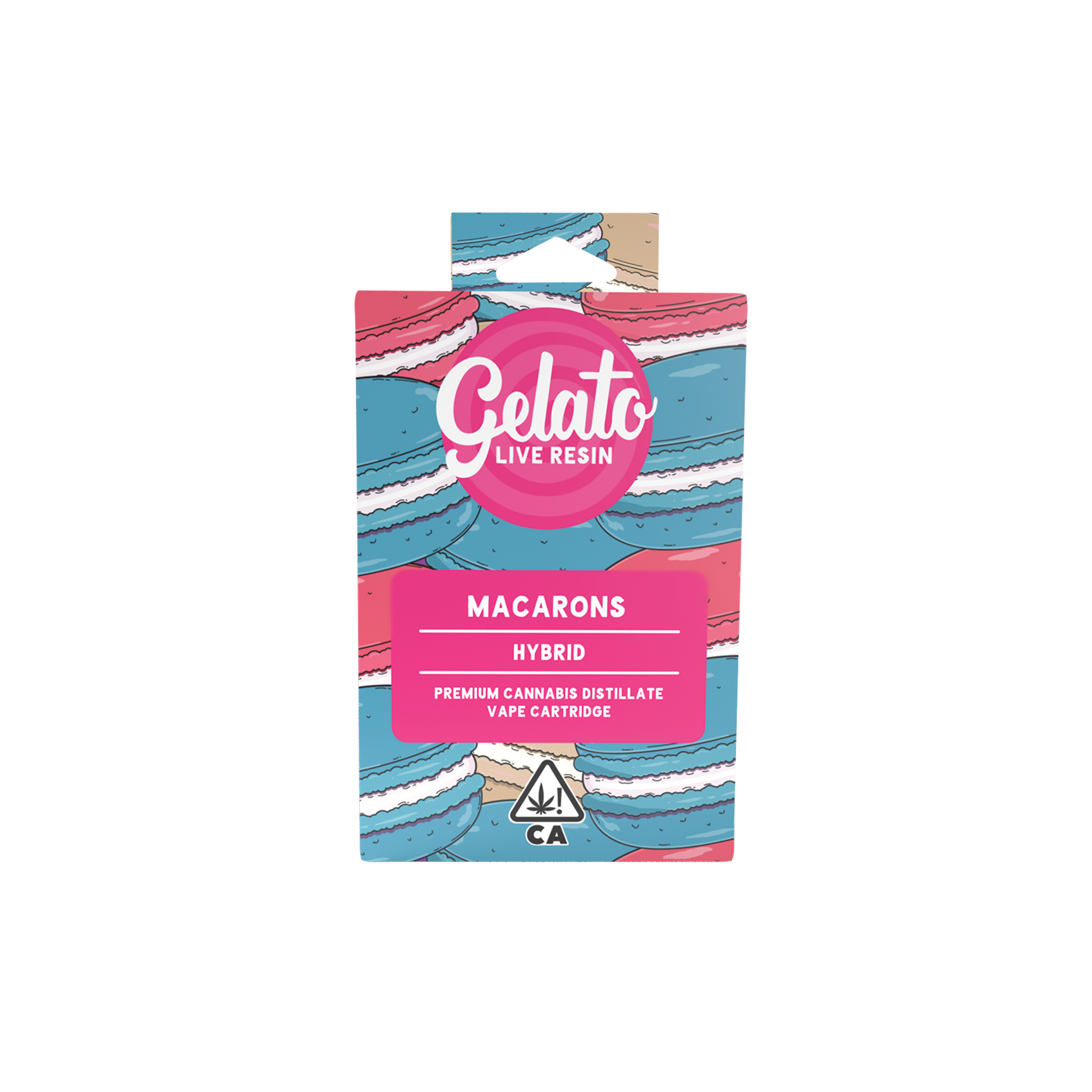 Photograph of product: Gelato Live Resin Macarons (1ml) HYBRID Vape