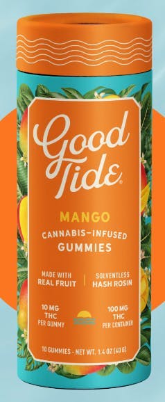 Photograph of product: Good Tide Edibles - Mango (100mg)