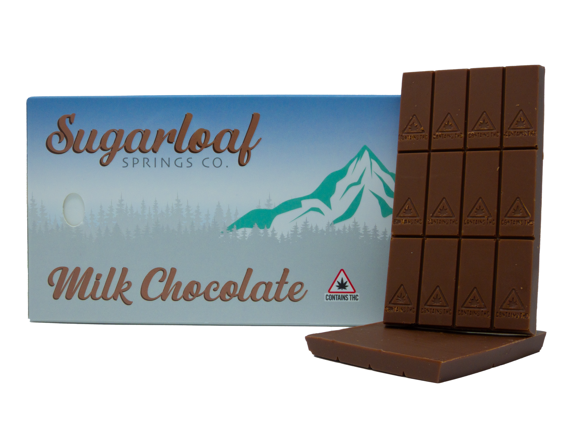 Photograph of product: 200mg SMS Milk Chocolate Bar
