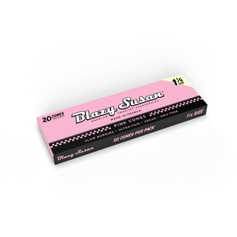 Photograph of product: Blazy Susan Pink Paper Cones 1 1/4" 20pk
