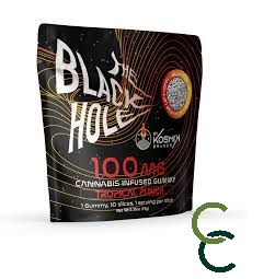 Photograph of product: Tropical Punch Black Holes Gummies