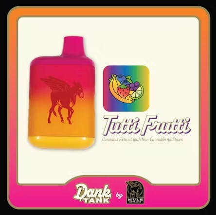 Photograph of product: Mule Extracts - Tutti Fruiti - 2g - Disposable Vape