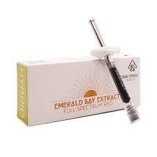 Photograph of product: EMERALD BAY EXTRACTS | MOROCCAN PEACHES | HYBRID RSO SYRINGE | 1G