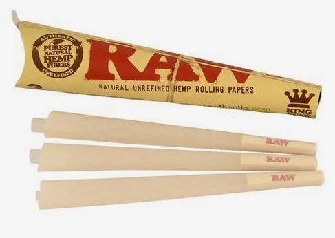 Photograph of product: RAW | Classic King Size Cones  - 3Pc