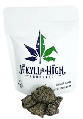 Photograph of Product: Dr. Jekyll & Mr. High | Blueberry Swirl | Whole Flower - 3.5g