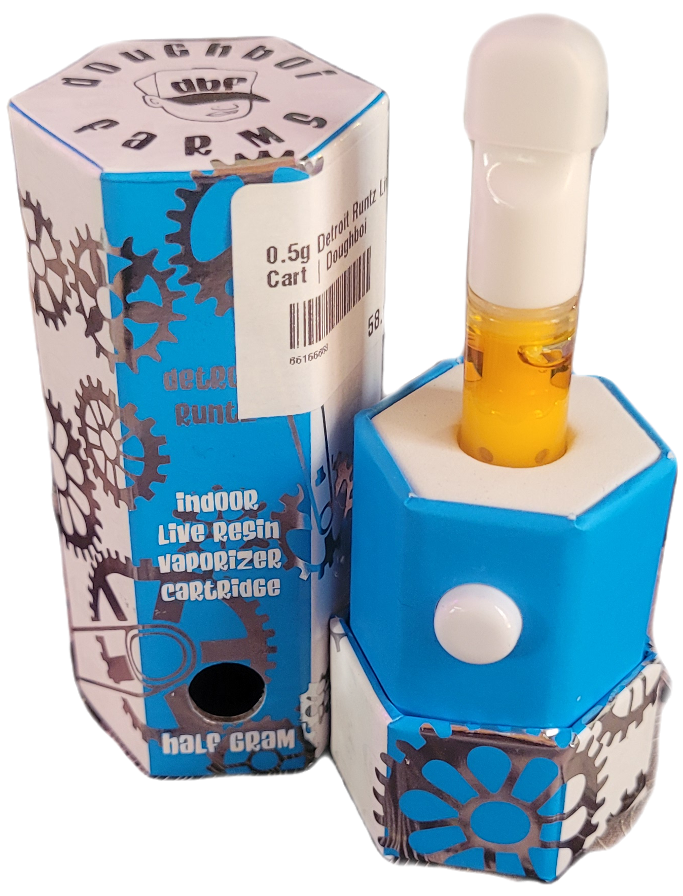 Photograph of product: Detroit Runtz Live Resin Cart | Doughboi