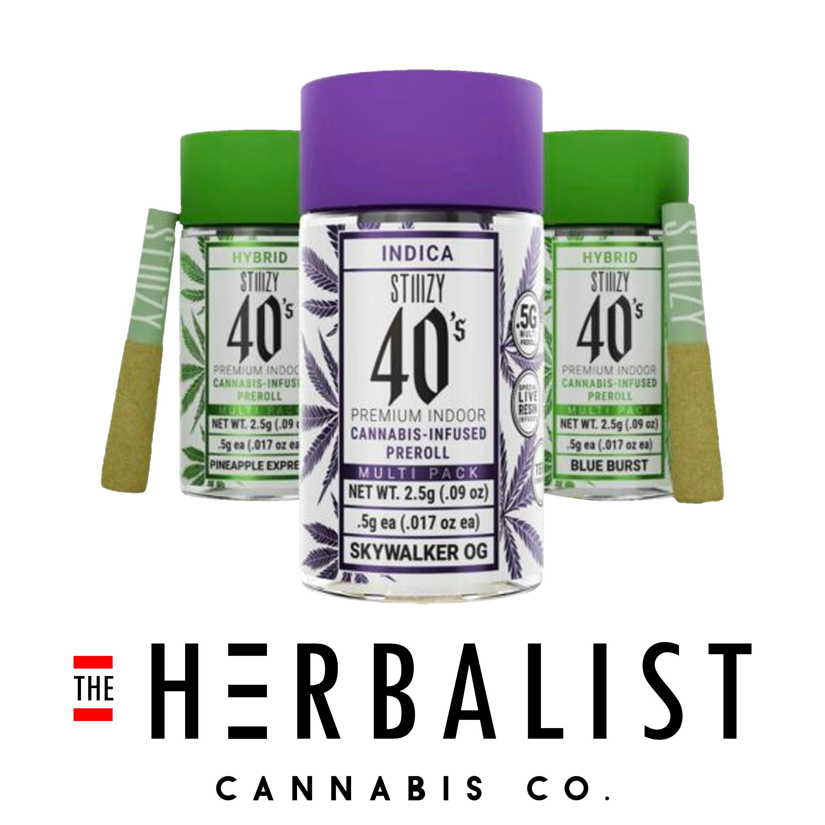 Photograph of product: Stiiizy Infused Preroll 5pk 2.5g Pineaple Express