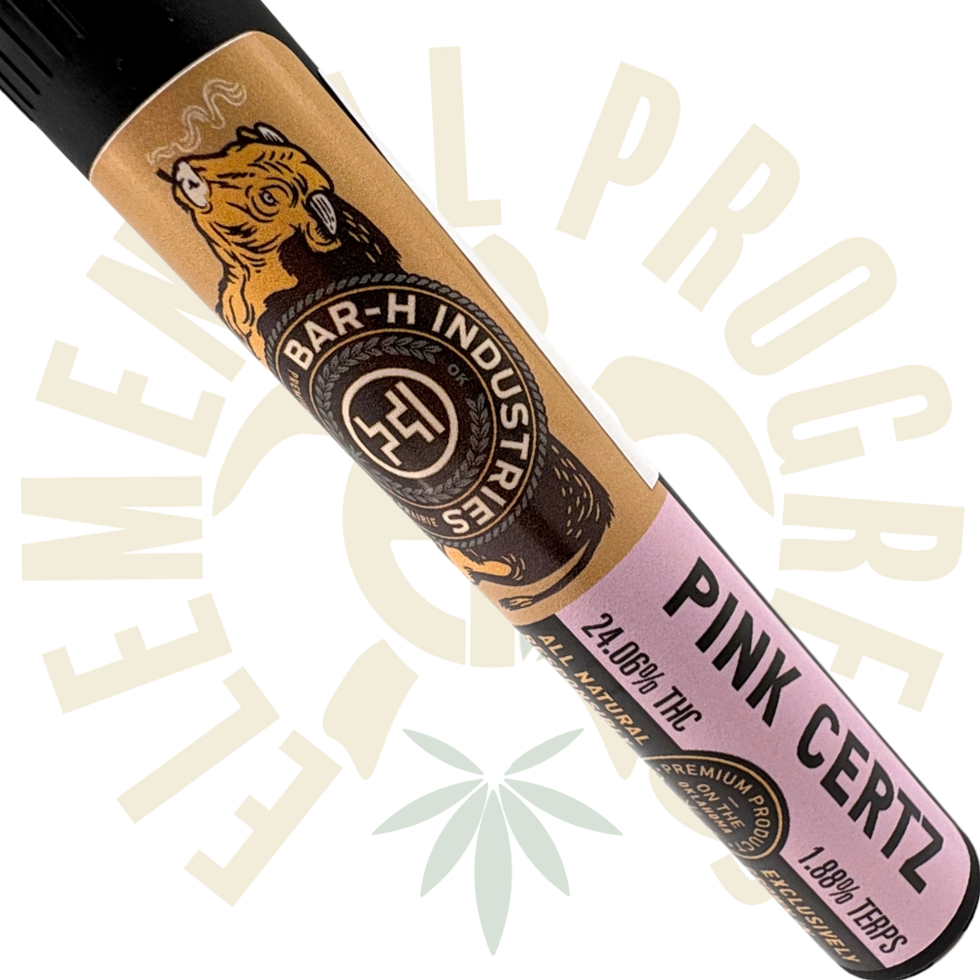 Photograph of product: BAR-H Pre-Rolls - - Pink Certz