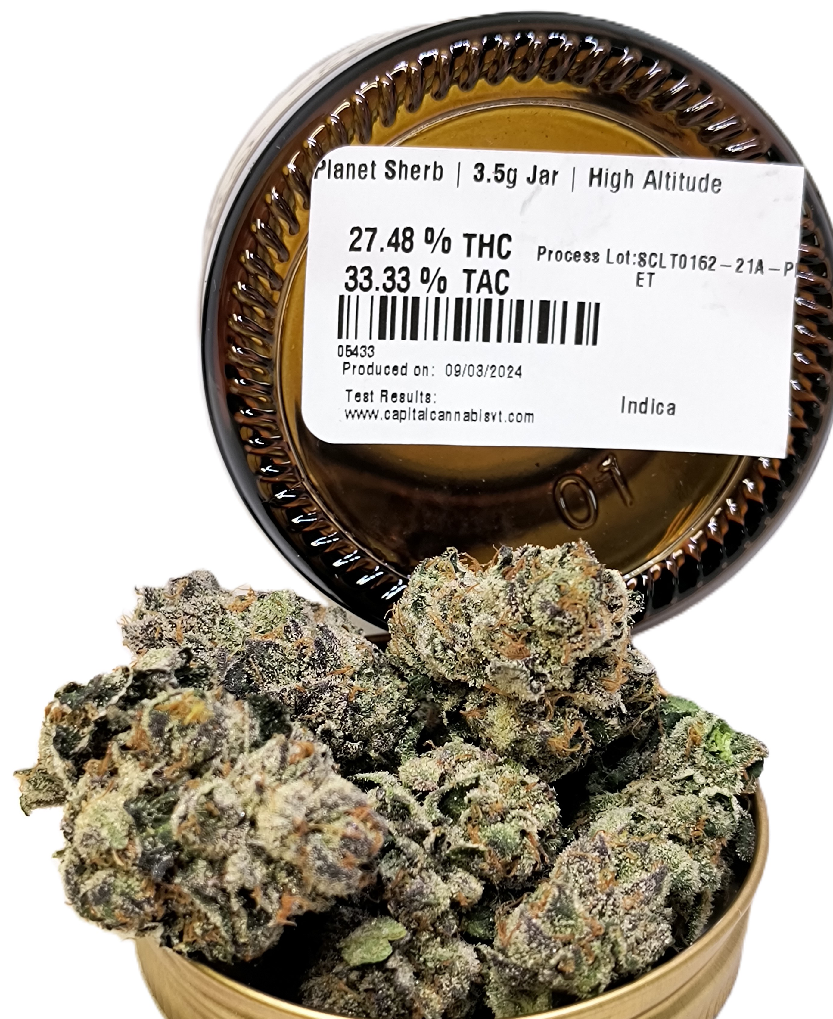 Photograph of product: Planet Sherb Jar | High Altitude - 3.5g