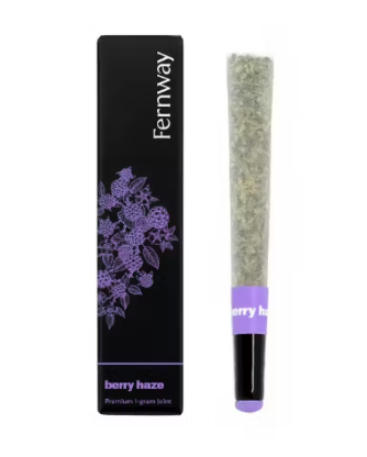Photograph of product: Berry Haze | 1g Pre-Roll | Fernway