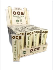 Photograph of product: OCB 1 1/4 Organic Hemp Cones 6pk | 300pts