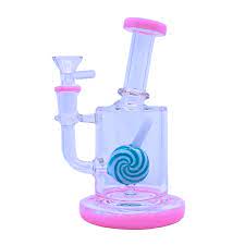 Photograph of Product: 7" Candy Perc Glass Waterpipe