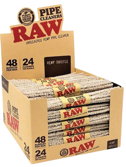 Photograph of product: Raw Pipe Cleaners | Hard Bristles