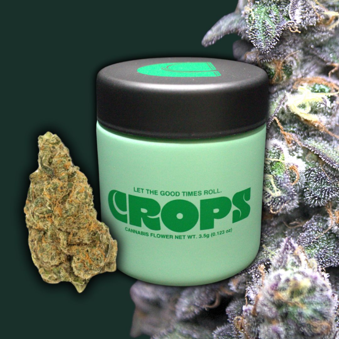 Photograph of product: Crops - Flower - Secret Meetings - 3.5g